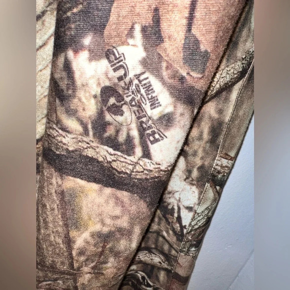 Mossy Oak, L, break up infinity, toggle elastic waist zip wide leg pocketed camo - Picture 4 of 7